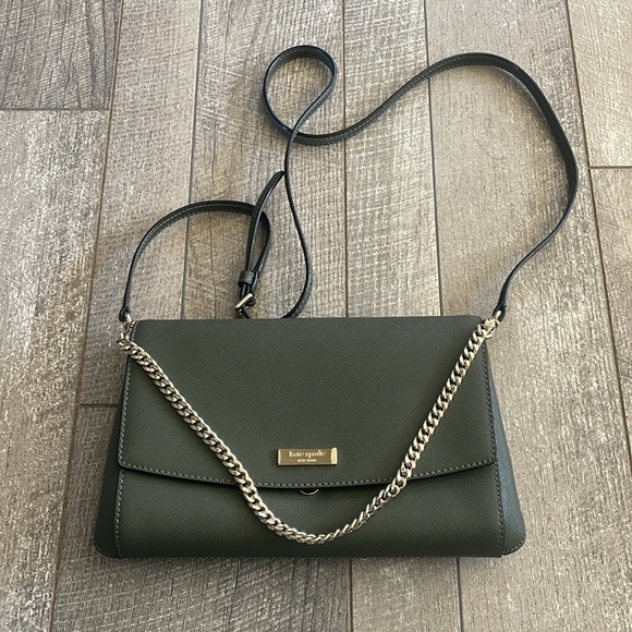 Kate Spade Laurel Way Hunter Green Crossbody Bag - Picture 4 of 5